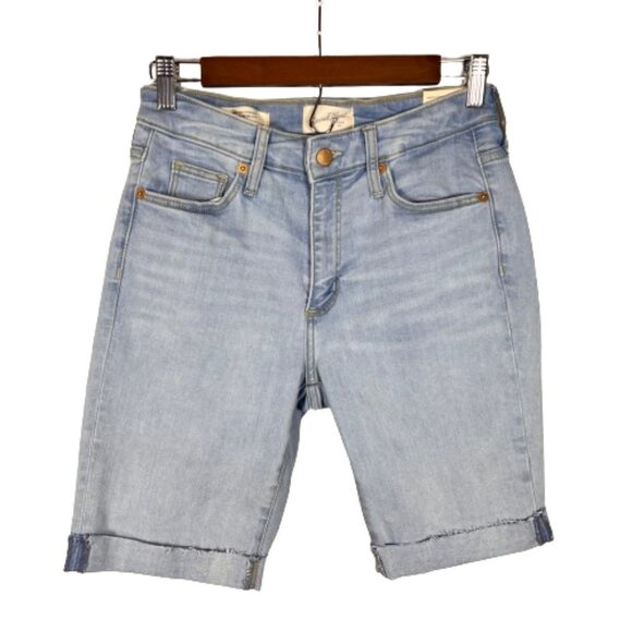 Universal Thread Pants - Universal Thread Womens Jean Shorts Bermuda High Rise Light Wash Denim Size‎ 2